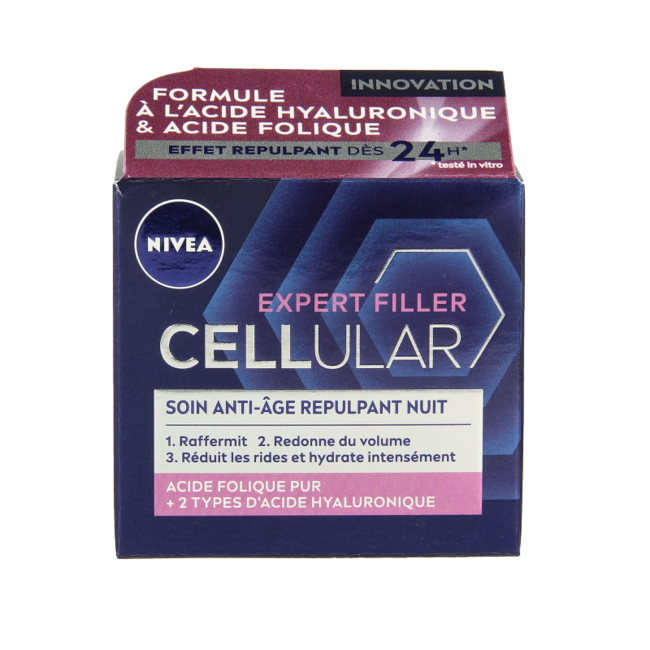 Nivea Cellular Expert Filler Crema Notte Anti-Età 50 Millilitri