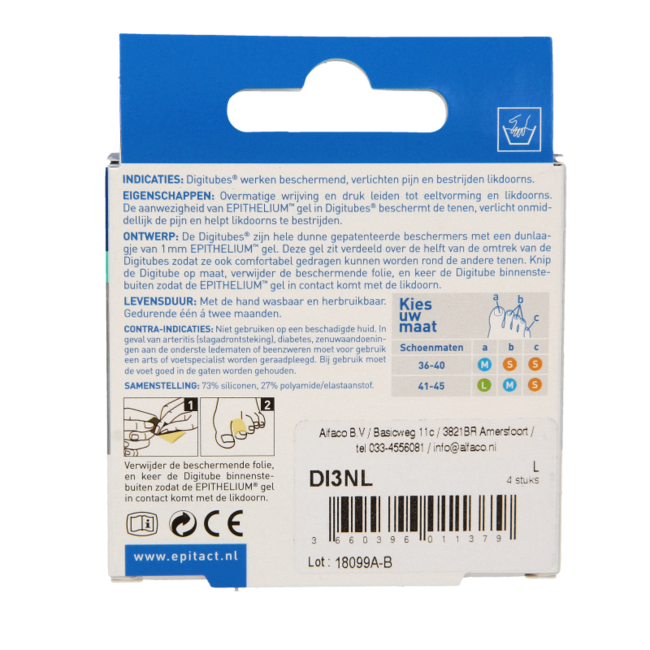 Epitact Digitube L 5cm 4 Pieces