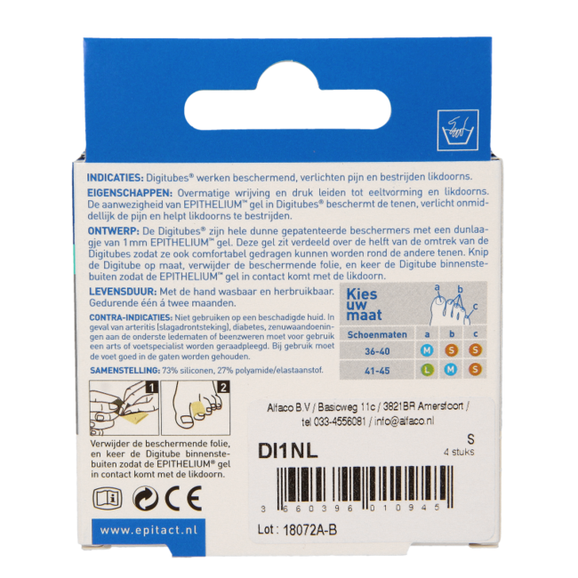 Epitact Digitube S 5 cm 4 unidades