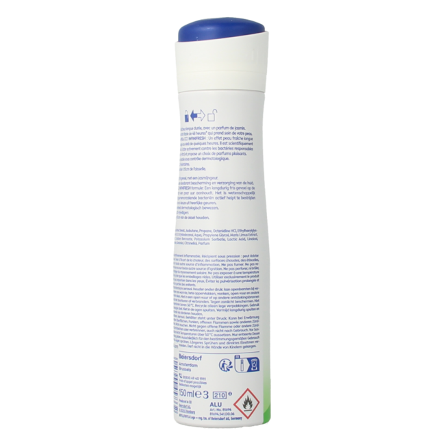 Nivea Desodorante spray Fresh Pure Jazmín 150 ml