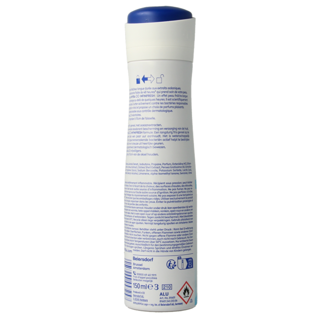 Desodorante NIVEA Fresh Natural spray para mujer 150 ml