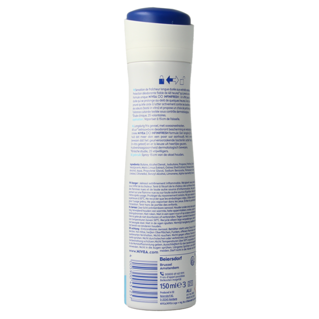 Desodorante NIVEA Fresh Natural spray para mujer 150 ml