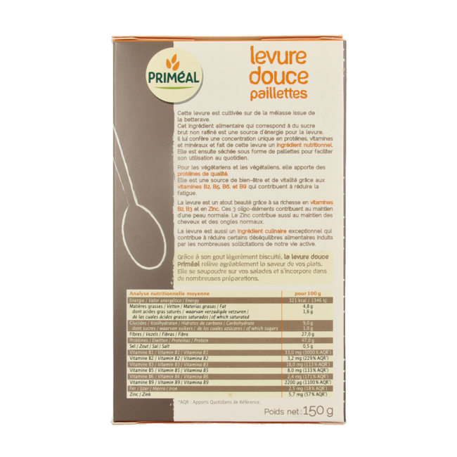 Primeal Biergistvlokken mild 150 Gram