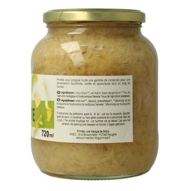 Organic Demeter Sauerkraut 720ml