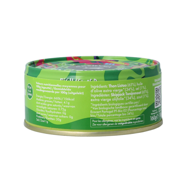 Fish 4 Ever Pavé de thon à l'huile d'olive 160 g