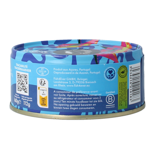 Fish 4 Ever Tuna Chunks in Water 160g