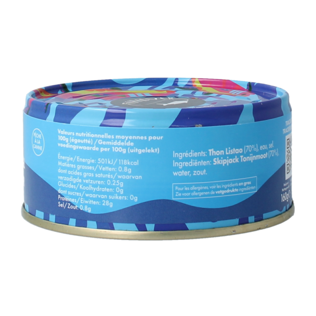 Fish 4 Ever Trozos de atún al natural 160 g