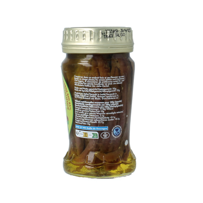 Fish 4 Ever Filets d'anchois à l'huile d'olive 95 g