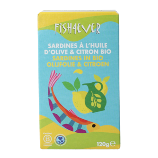 Fish 4 Ever Fish 4 Ever Sardinas aceite de oliva limón 120 gramos