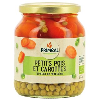 Primeal Primeal Guisantes y zanahorias bio 350 gramos