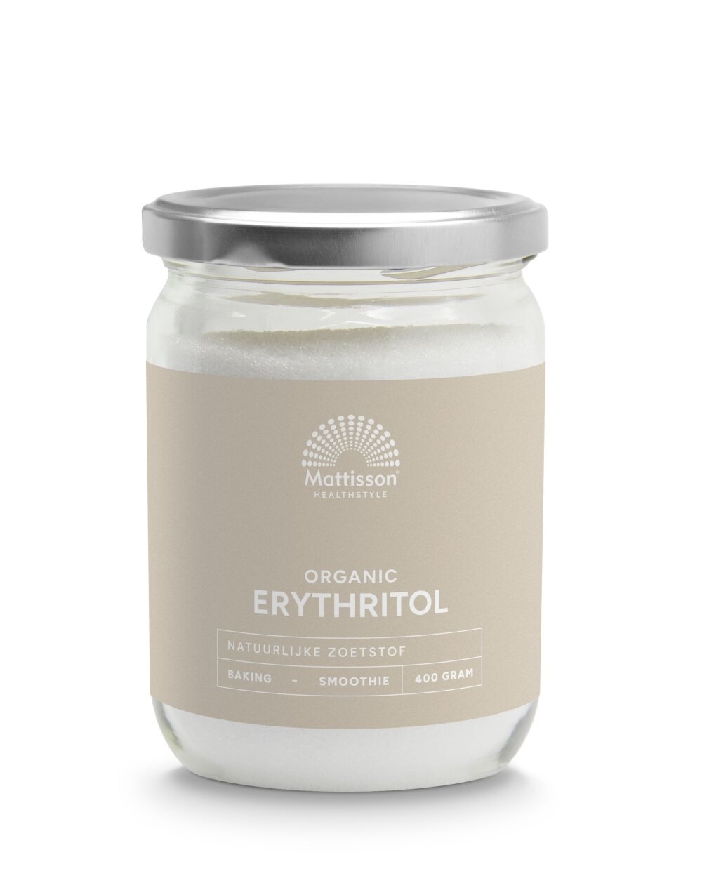 Mattisson Eritritolo Bio 400g | Dolcificante Naturale Zero Calorie