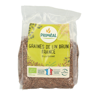 Primeal Primeal Semillas de lino marrón bio 250 gramos