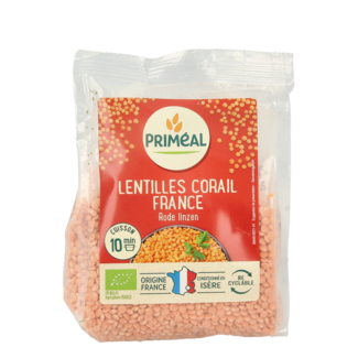 Primeal Lentilles corail bio Primeal 250 g