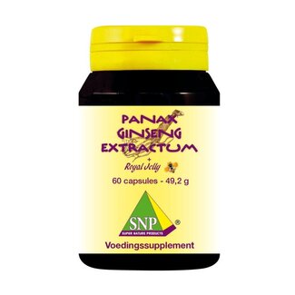 SNP SNP Panax ginseng extra y jalea real 60 Cápsulas