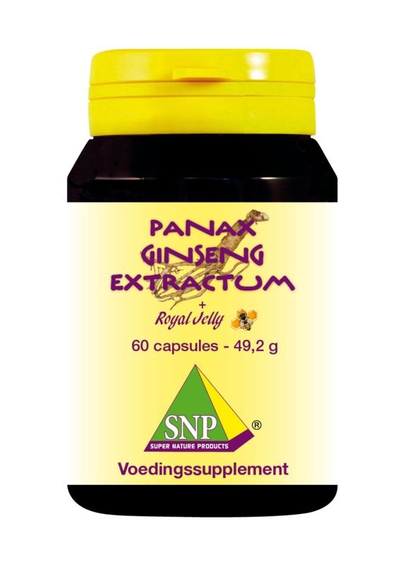 SNP Panax ginseng extra & royal jelly 60 Capsules