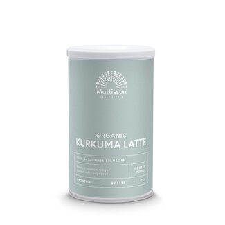 Mattisson Latte cúrcuma golden milk reishi canela de Ceilán bio 160 gramos