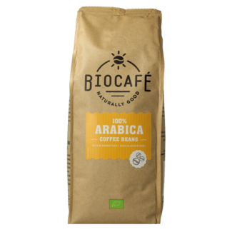Biocafe Biocafe Granos de café arábica bio 500 gramos