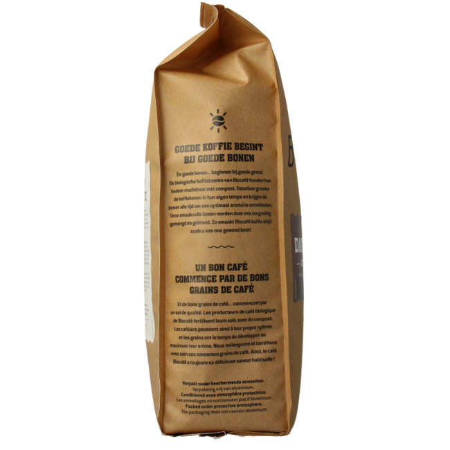 Granos de café tueste oscuro bio 500 gramos