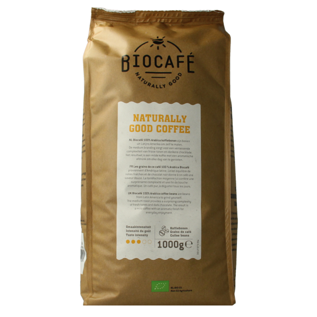 Café en grano arábica ecológico 1 kg
