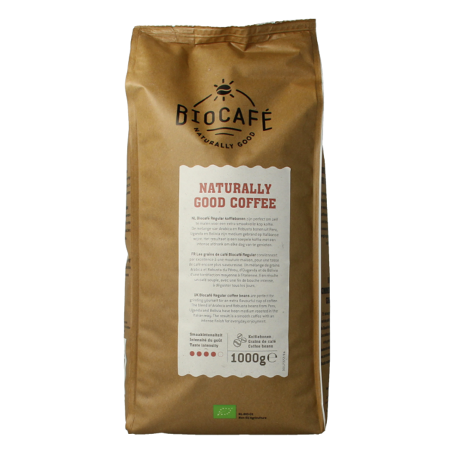 Biocafe Granos de café regular bio 1 Kilogramo