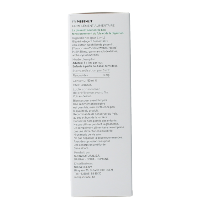 Taraxacum officinalis extract 50 Millilitre