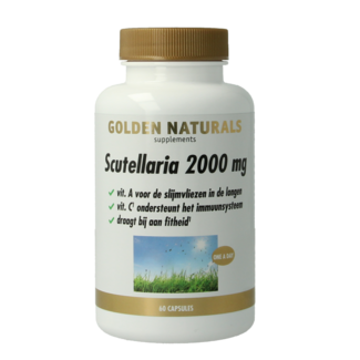 Golden Naturals Scutellaria 2000mg 60 Cápsulas vegetarianas