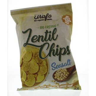Trafo Trafo Organic Lentil Chips Sea Salt 75g