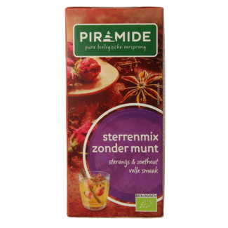 Piramide Té Sterrenmix sin menta eco bio 20 bolsitas