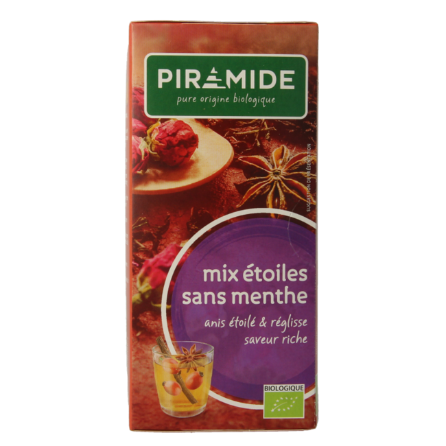 Sterrenmix ohne Minze Tee Öko Bio 20 Beutel