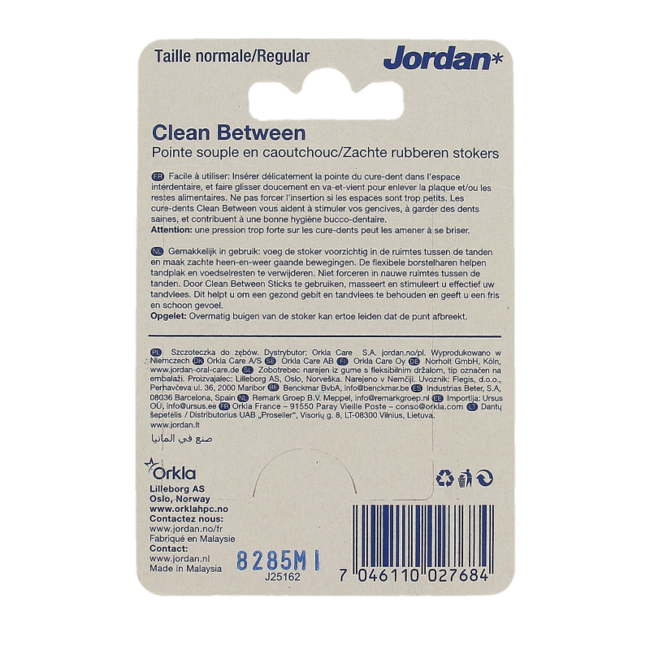 Jordan Clean Between Sticks Regular, 40 Stück