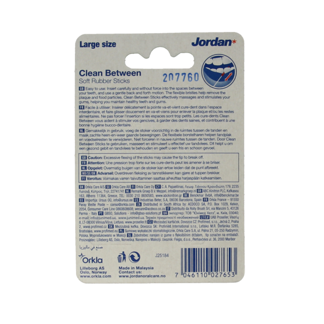 Jordan Clean Between Sticks Large, 40 Pieces