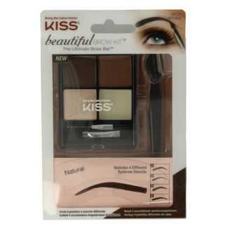 Kiss Kiss Beautiful brow kit  1 Stuks