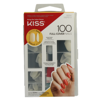 Kiss Uñas postizas de cobertura completa ovaladas 70 mililitros