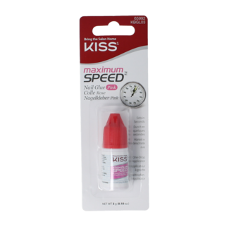Kiss Kiss Nagelkleber Maximum Speed Pink, 1 Stück