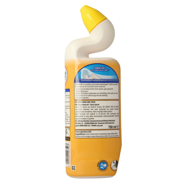 WC Eend Toilettenreiniger Action Gel Citrus Splash 750 Milliliter