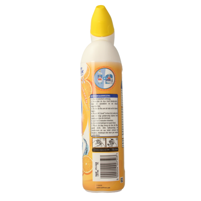 Duck Toilet Cleaner Action Gel Citrus Splash 750ml