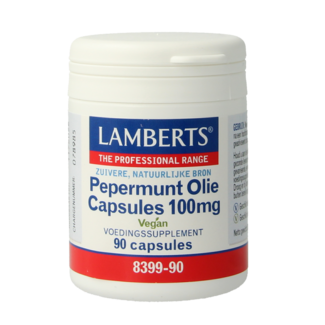 Lamberts Aceite de menta 100mg 90 Cápsulas