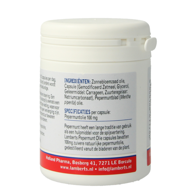 Huile de menthe poivrée 100 mg 90 capsules