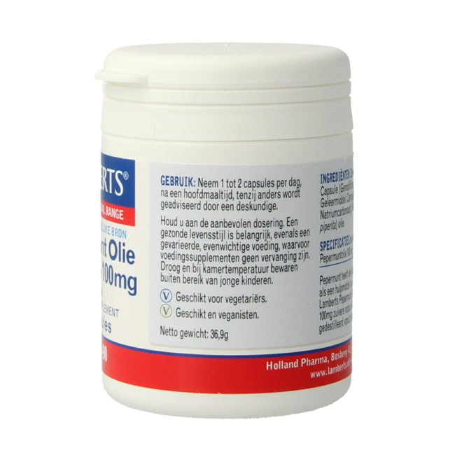 Huile de menthe poivrée 100 mg 90 capsules