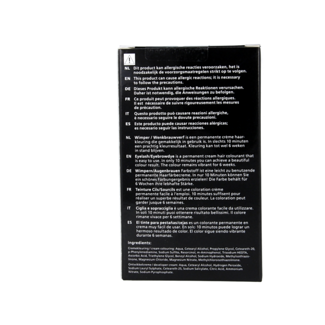 Christian Faye Eyebrow/eyelash dye black 1 Stuks