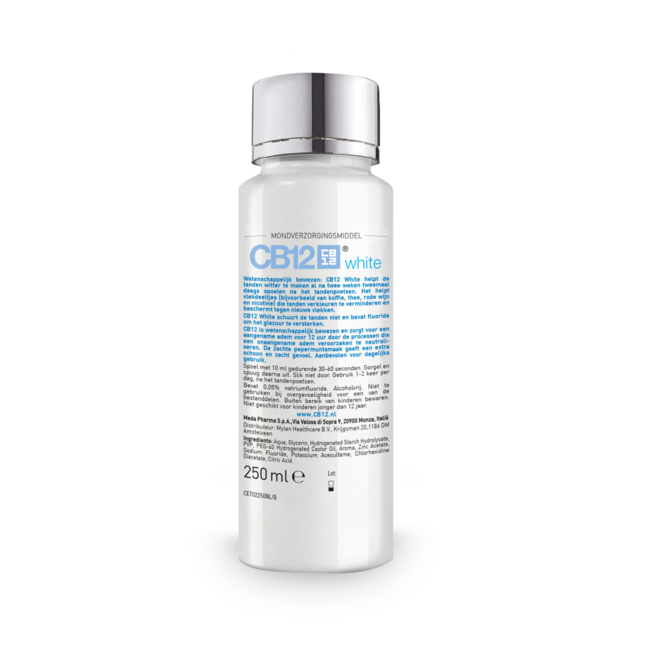CB12 Oral Care White 250 Millilitres