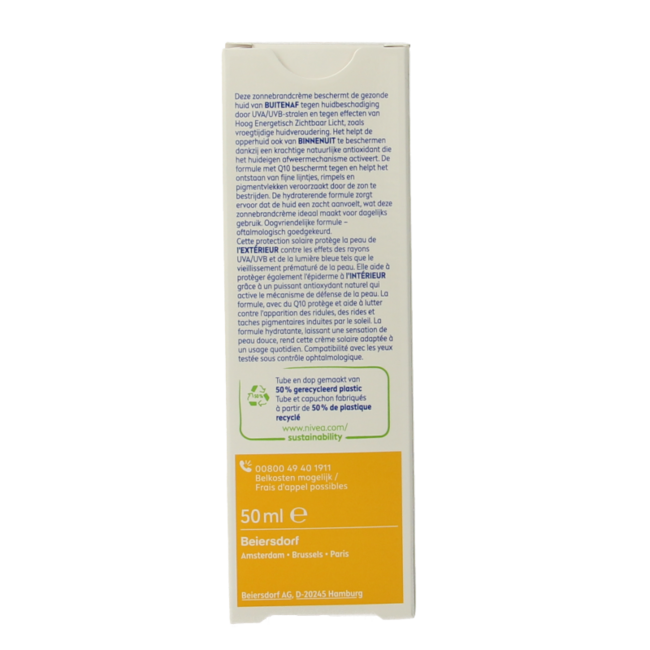 Nivea Sun Gesicht Anti-Age Q10 LSF50 50 Milliliter
