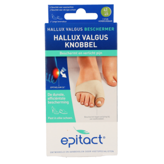 Epitact Hallux valgus Zehenspreizer und Ballenschutz Größe 42/45 1 Stück