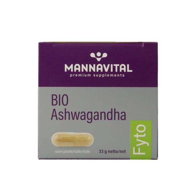 Mannavital Ashwagandha Platinum Bio 60 Vegetarian Capsules
