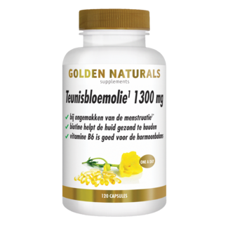 Golden Naturals Golden Naturals Huile d'Onagre 1300 mg 120 Capsules Molles