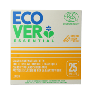 Ecover Ecover Essential vaatwastabletten 25 Stuks