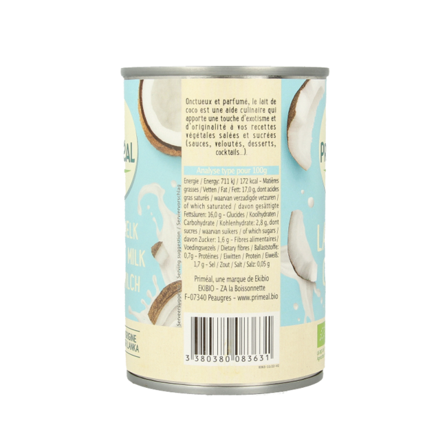 Bio-Kokosmilch 400 Milliliter