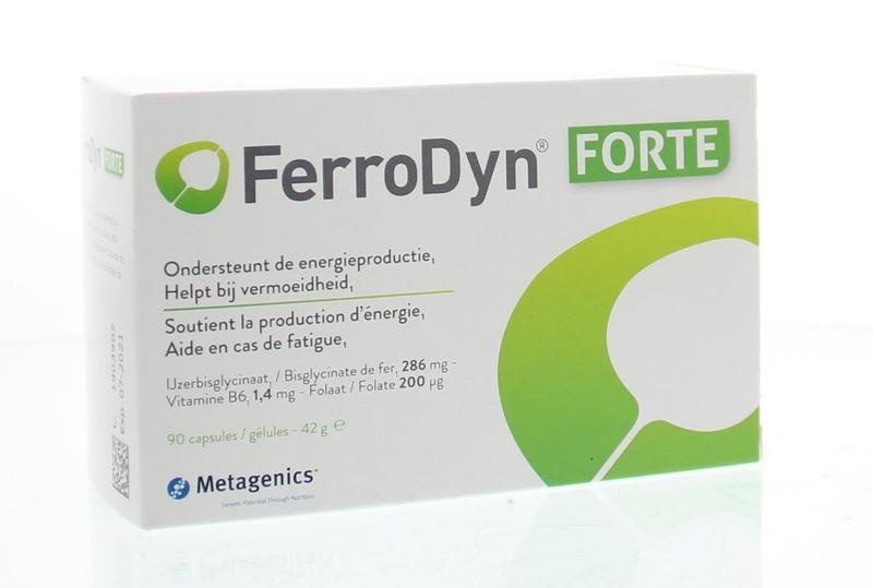 Metagenics Ferrodyn forte: Ferro, Folato, B6 per Vitalità