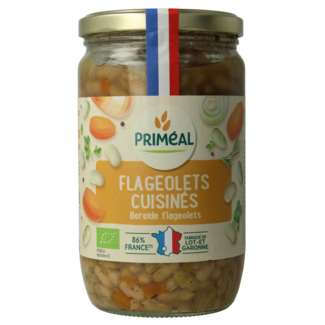 Primeal Primeal Fagioli Flageolets Biologici Preparati 680 Grammi