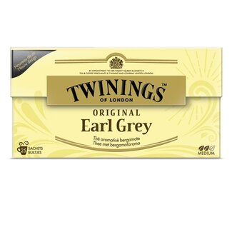 Twinings Twinings Earl Grey sobre negro 25 bolsitas
